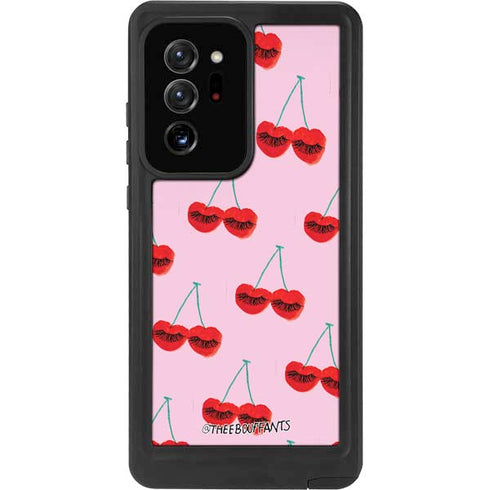 Bouffants and Broken Hearts Cherry Lash Galaxy Note20 Ultra 5G Waterproof Case